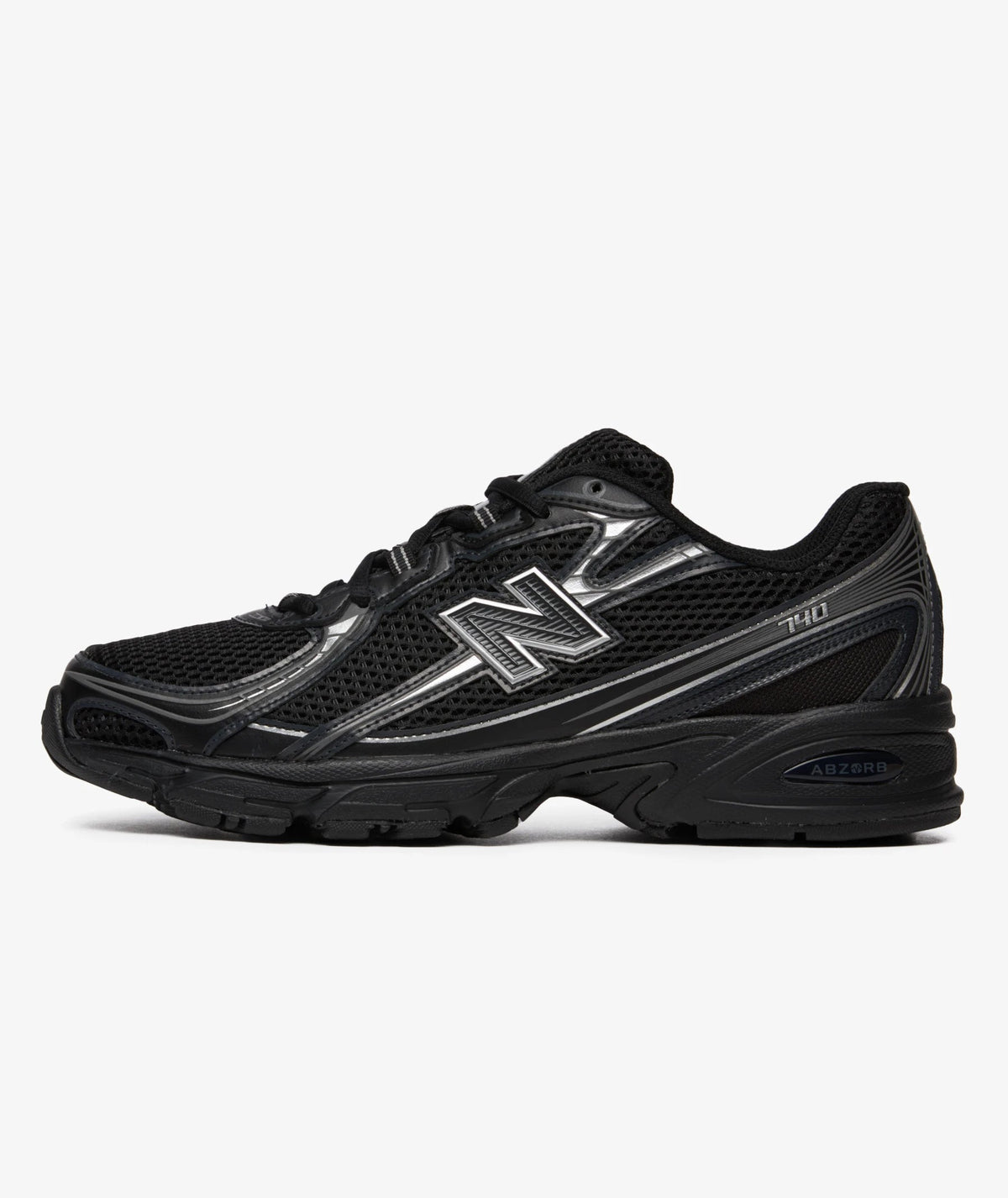 New Balance 740v2 Black Grey Silver