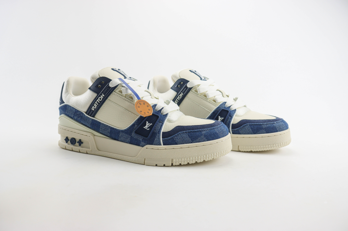 Louis Vuitton LV Trainer Jeans Blue