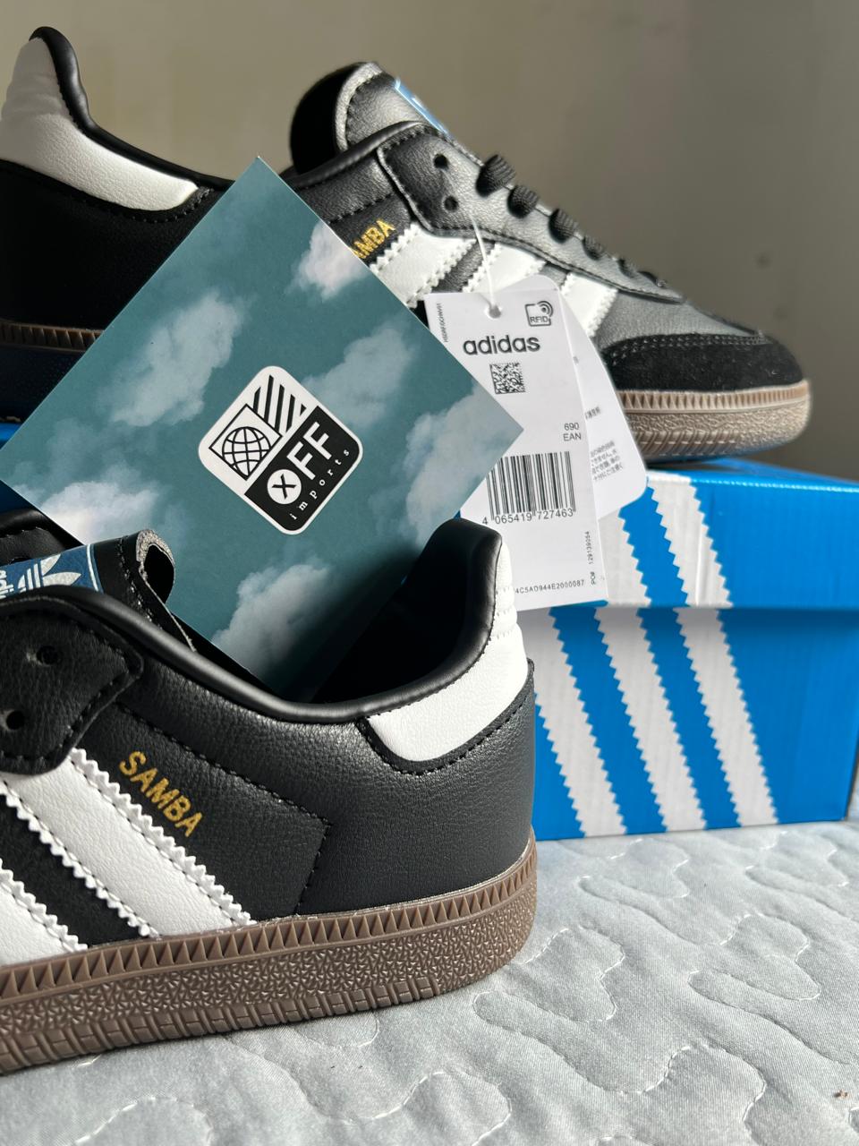 Adidas Samba Black White - Pronta Entrega