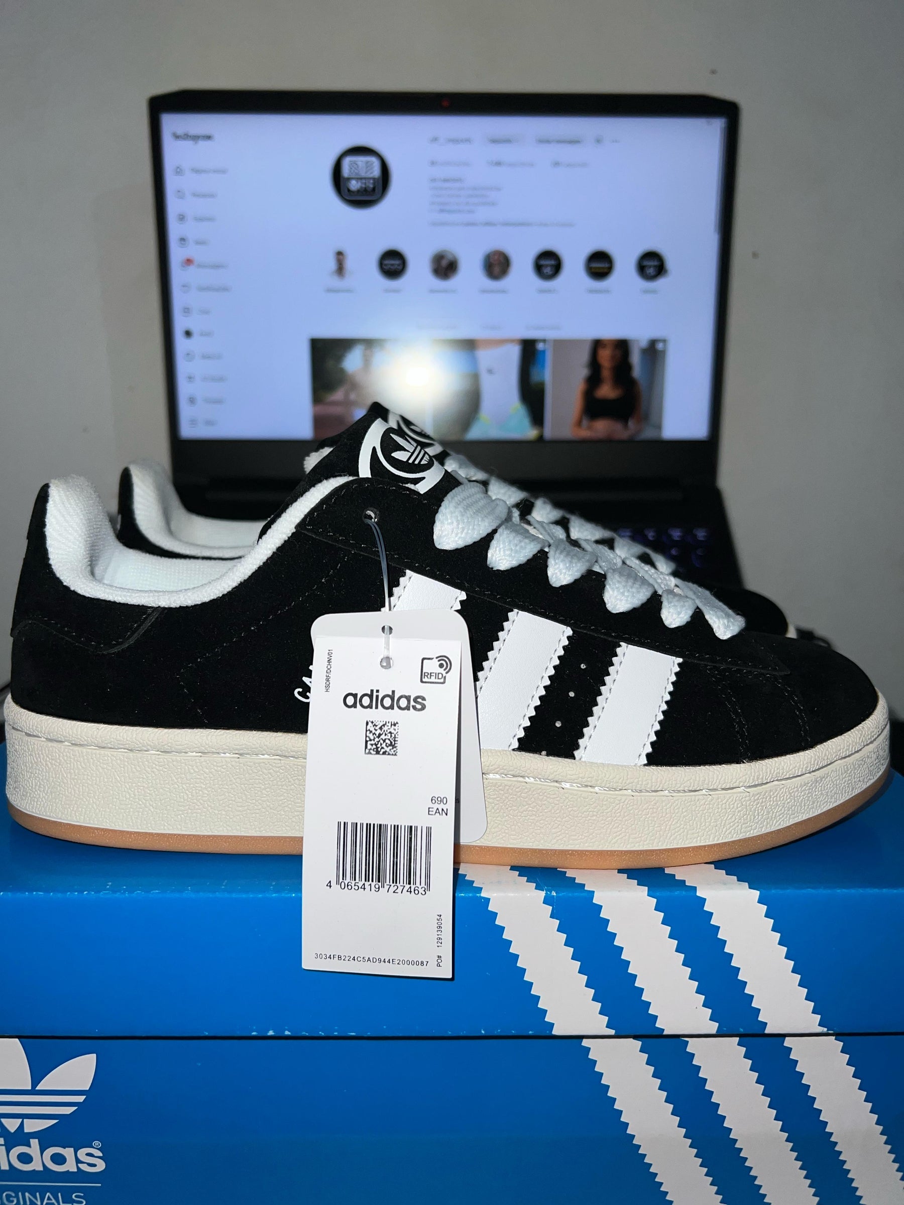 Adidas Campus 00s Preto - Pronta Entrega
