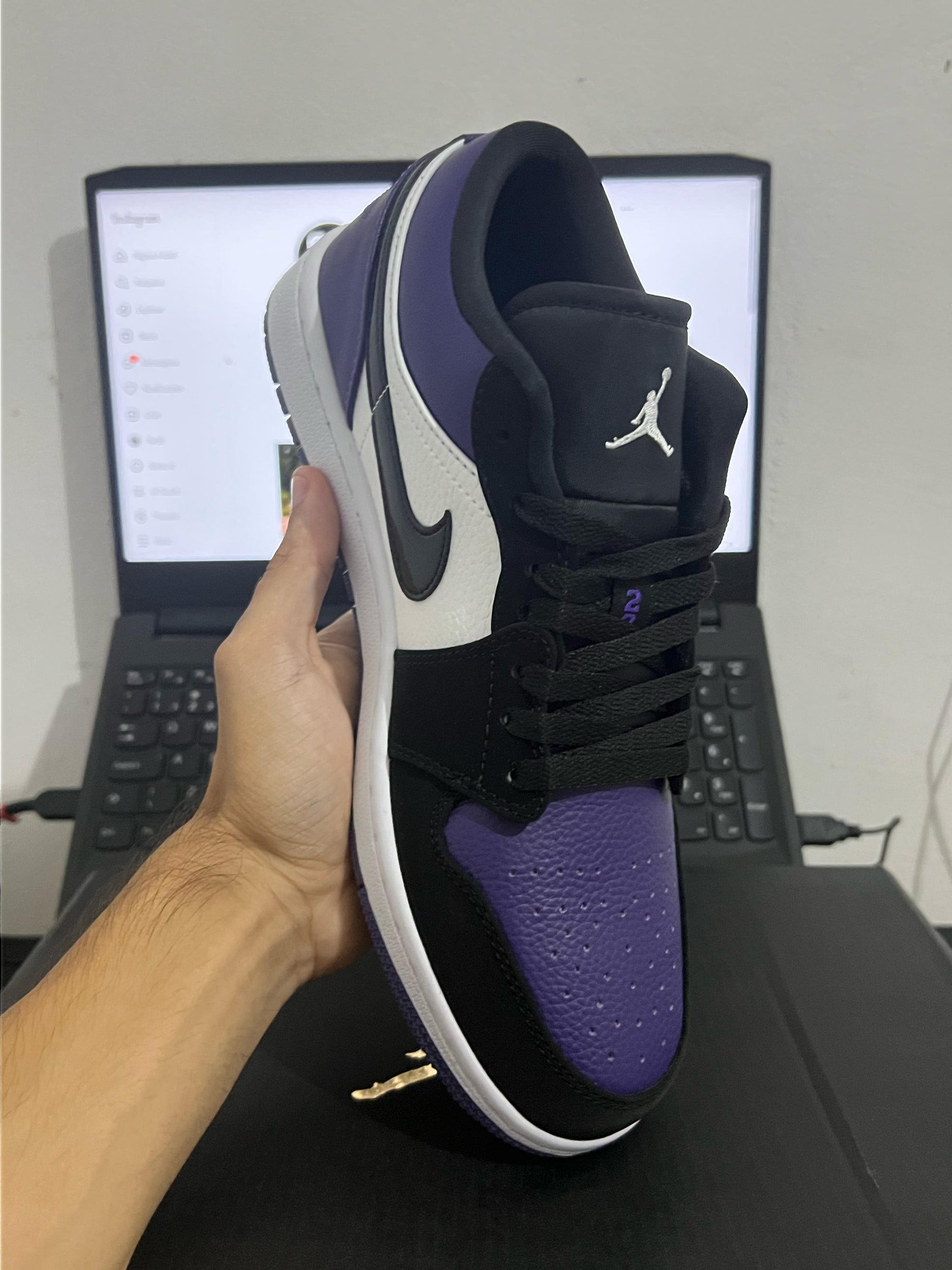 Nike Air Jordan 1 Low Court purple - Pronta Entrega