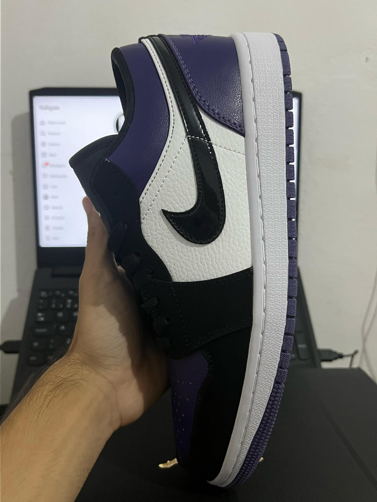 Nike Air Jordan 1 Low Court purple - Pronta Entrega
