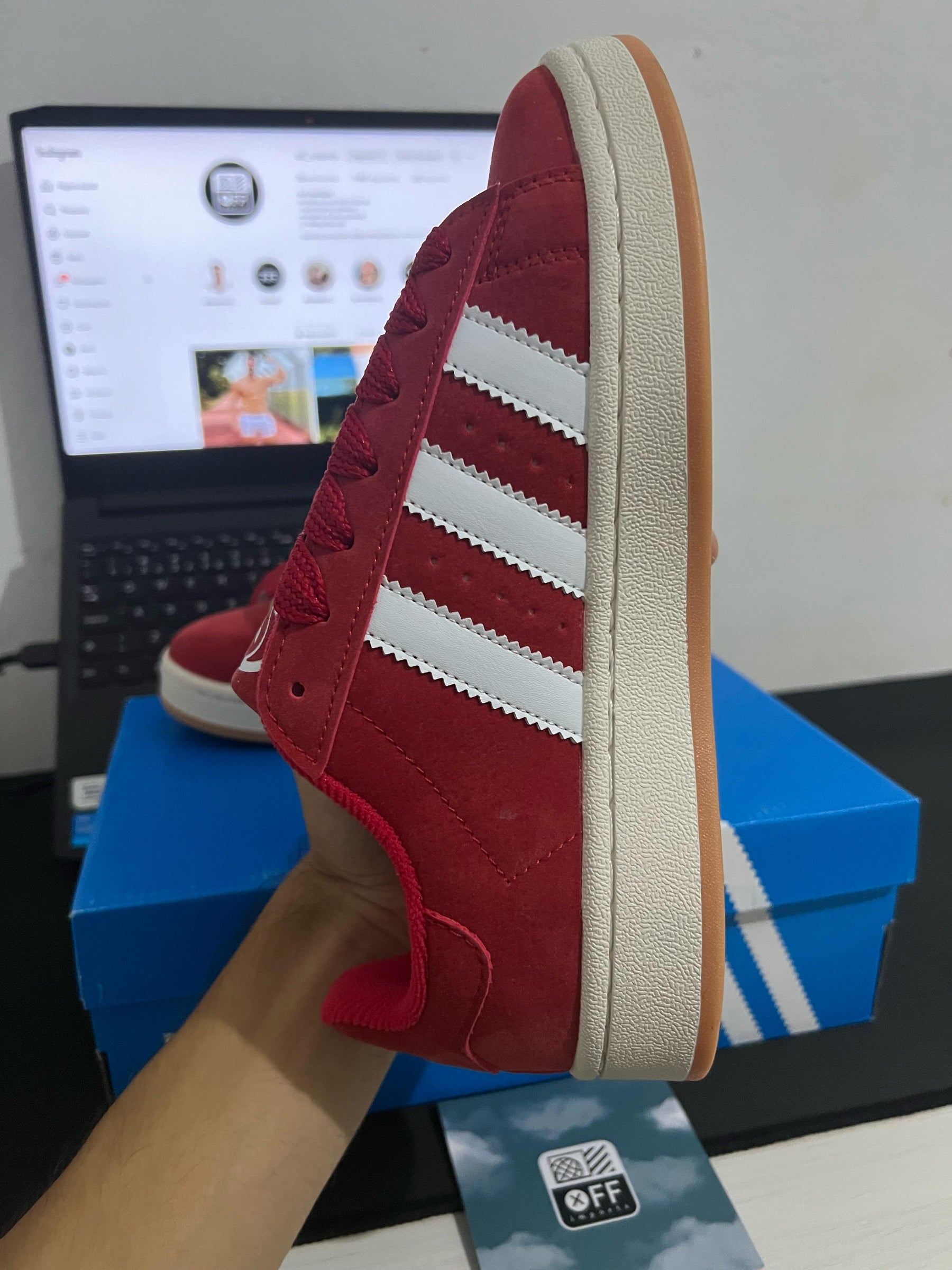 Adidas Campus 00s - Vermelho - Pronta Entrega
