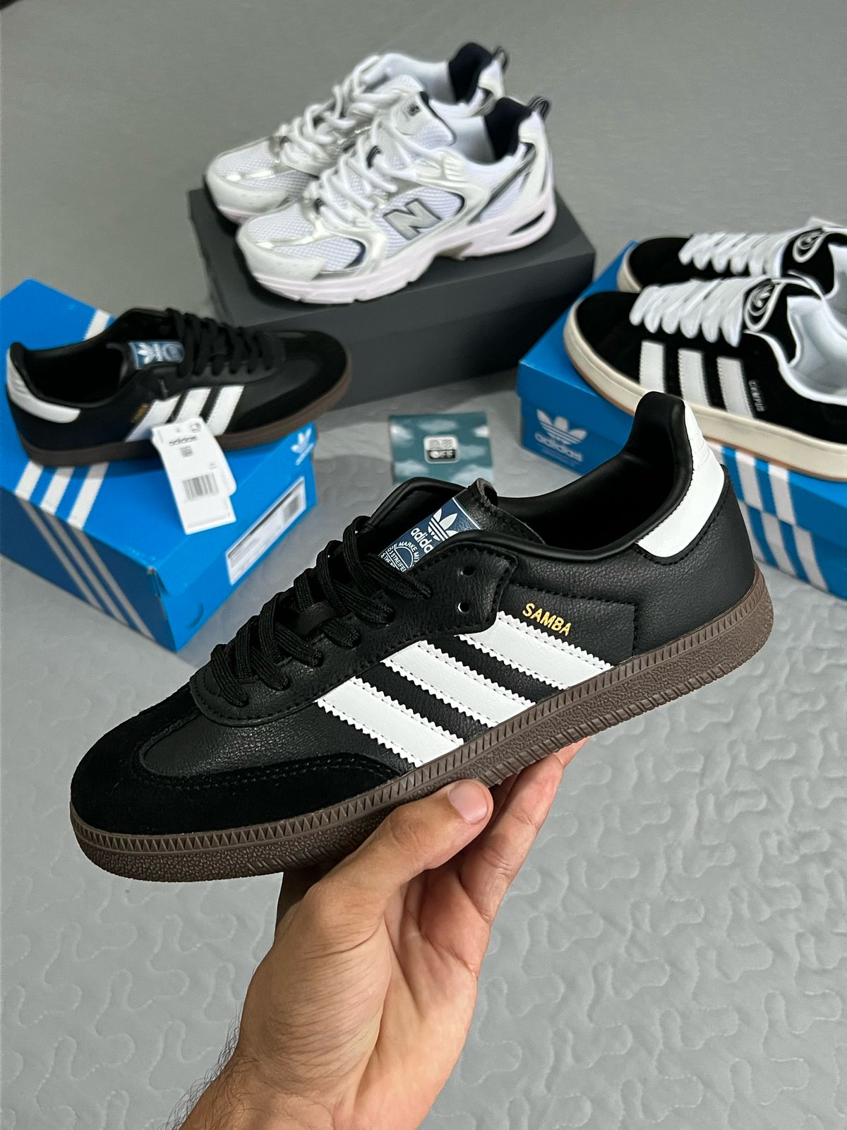 Adidas Samba Black White - Pronta Entrega