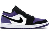 Jordan 1 Low Court Purple