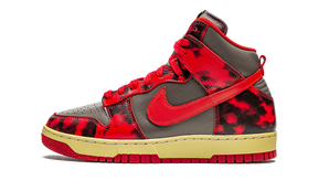 Nike Dunk High Red Acid Wash