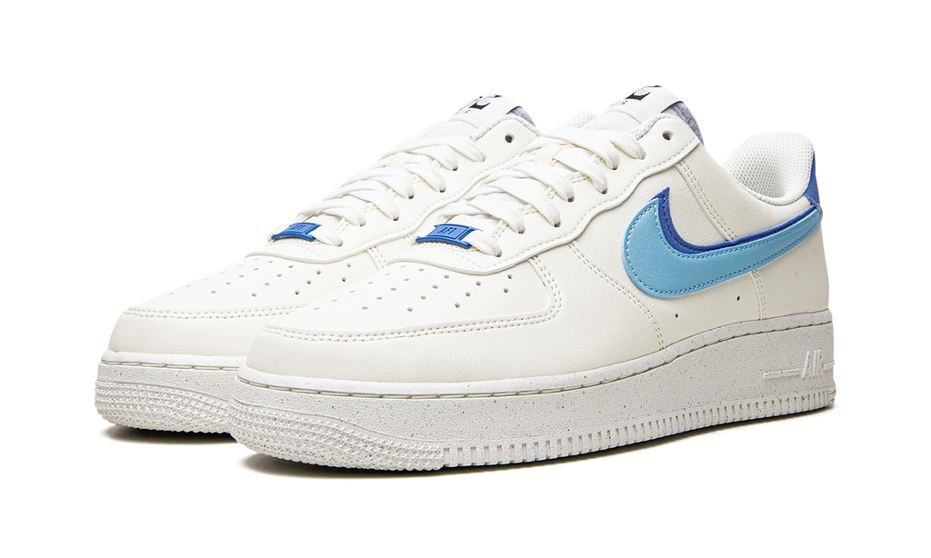 Nike Air Force 1 Double Swoosh White Médium Blue