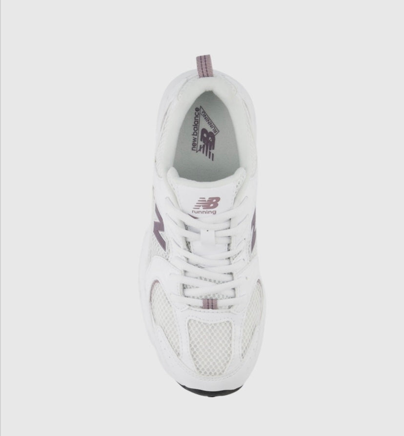 New Balance 530 White Dark Ice Wine