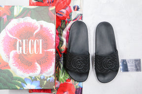 Gucci Matelasse  Slide Black