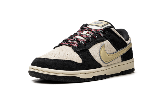 Nike Dunk Low LX Black Suede Team Gold