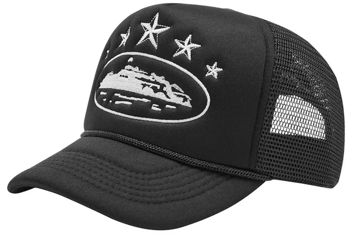 Boné Corteiz Trucker 5 Starz Alcatraz Black
