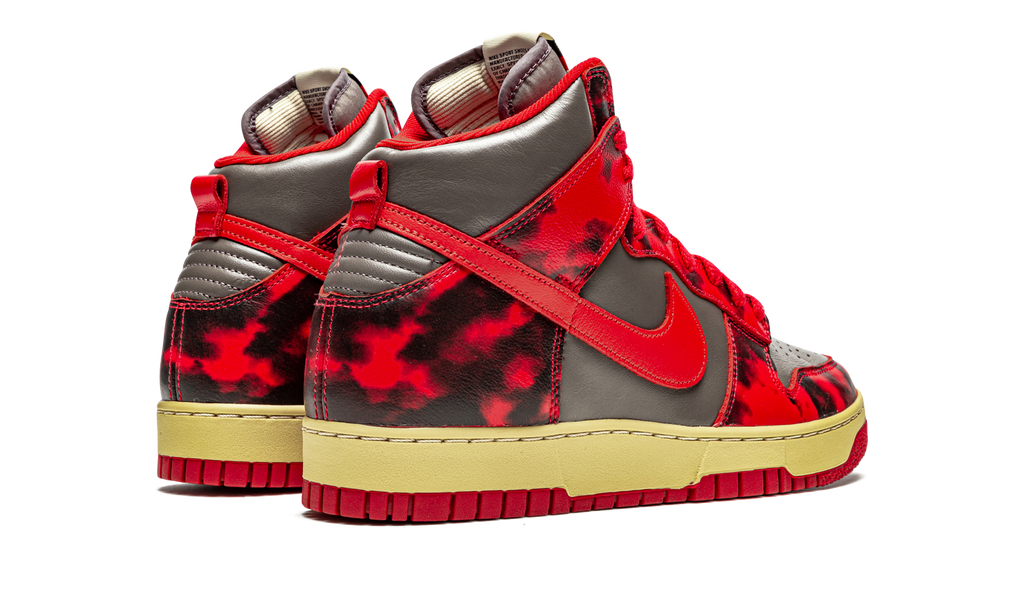 Nike Dunk High Red Acid Wash