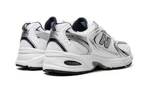 New Balance 530 White Silver Navy