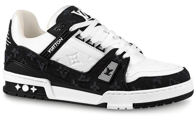 Louis Vuitton Trainer White Black