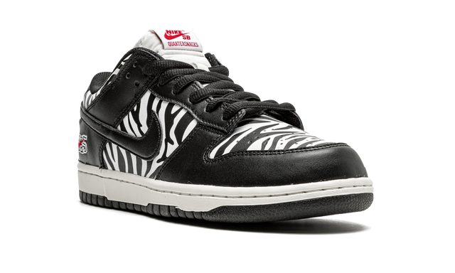 Nike SB Dunk Low Quartersnacks Zebra